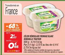 Netto Bonduelle traiteur céleri rémoulade fromage blanc offre