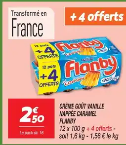 Netto Nestle crème goût vanille nappée caramel offre