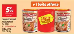 Netto William saurin cassoulet mitonné offre
