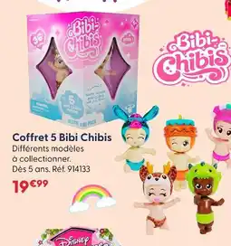 La Grande Récré Bibi chibis coffret 5 bibi chibis offre