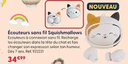 La Grande Récré Squishmallows écouteurs sans fil offre