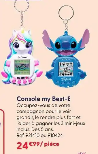 La Grande Récré Lexibook console my best-e offre