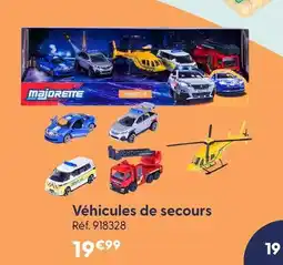 La Grande Récré Majorette véhicules de secours offre