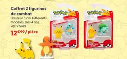 La Grande Récré Pokemon coffret 2 figurines de combat offre