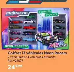 La Grande Récré Majorette coffret 13 véhicules néon racers offre