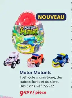 La Grande Récré Motor mutants véhicule à construire avec autocollants et slime offre