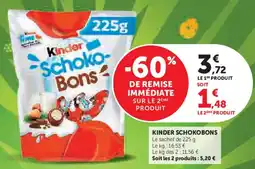 Hyper U Kinder schokobons offre