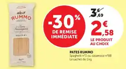 Hyper U Pates rummo offre