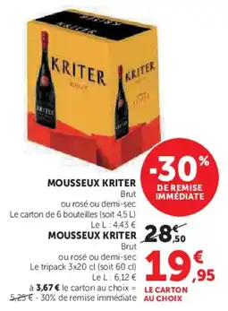 Hyper U Mousseux kriter offre
