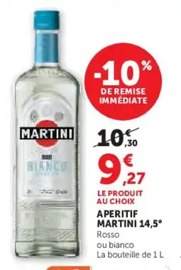 Hyper U Aperitif martini 14,5° offre