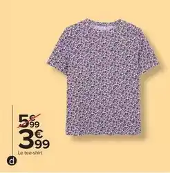 Carrefour Drive Tee-shirt femme offre