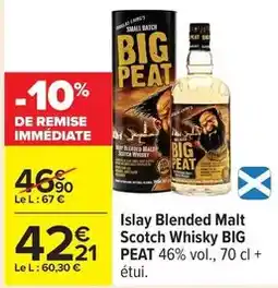 Carrefour Drive Scotch - iclay blended malt scotch whisky offre
