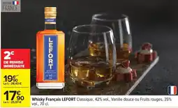 Carrefour Drive Lefort - whisky français offre