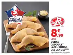 Hyper U Cuisse de poulet label rouge des landes offre