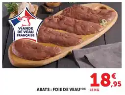 Hyper U Abats foie de veau offre