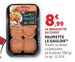 Hyper U Paupiette le gaulois offre