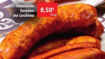 Colruyt Saucisses fumées au couteau offre