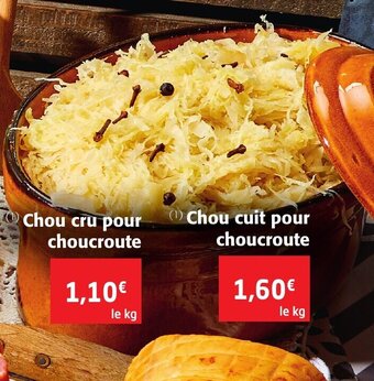 Chou cru pour choucroute