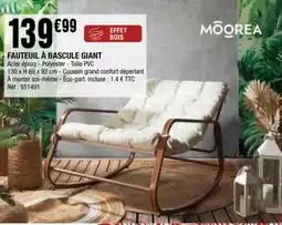 La Foir'Fouille FAUTEUIL À BASCULE GIANT offre