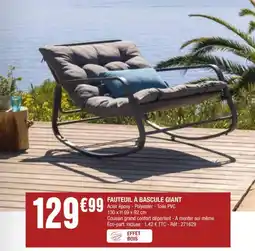 La Foir'Fouille FAUTEUIL À BASCULE GIANT offre