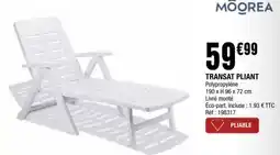 La Foir'Fouille TRANSAT PLIANT offre