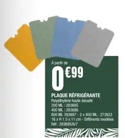 La Foir'Fouille PLAQUE RÉFRIGÉRANTE offre