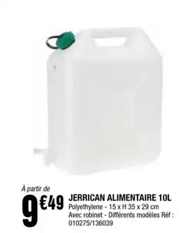 La Foir'Fouille JERRICAN ALIMENTAIRE offre