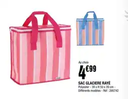 La Foir'Fouille SAC GLACIERE RAYÉ offre