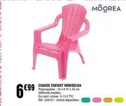 La Foir'Fouille CHAISE ENFANT MINISELVA offre
