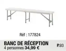La Foir'Fouille BANC DE RÉCEPTION offre