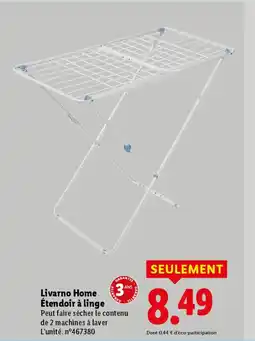 Lidl Livarno Home Étendoir à linge offre