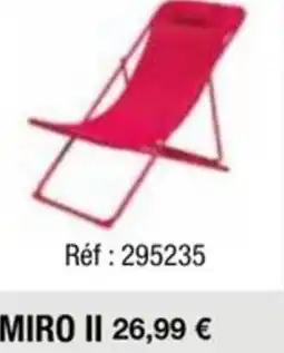 La Foir'Fouille MIRO II offre