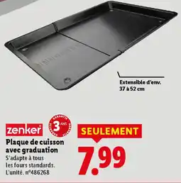 Lidl ZENKER Plaque de cuisson avec graduation offre