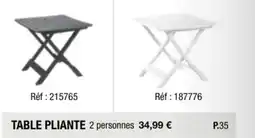 La Foir'Fouille TABLE PLIANTE offre