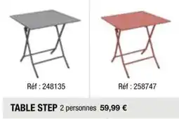 La Foir'Fouille TABLE STEP offre