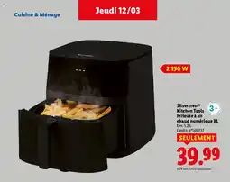 Lidl SILVERCREST Friteuse à air chaud numérique XL offre