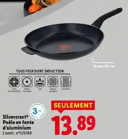 Lidl SILVERCREST Silvercrest Poêle en fonte d'aluminium offre