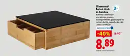 Lidl SILVERCREST Boîte à tiroir en bambou offre