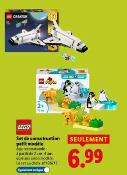 Lidl LEGO Set de consctruction petit modèle offre