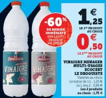 Super U Vinaigre mengaer multi-usages offre