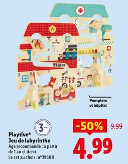 Lidl PLAYTIVE Jeu de labyrinthe offre