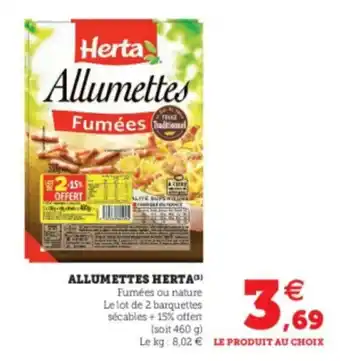 Allumettes herta