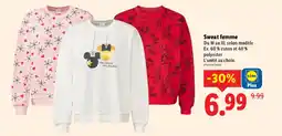 Lidl Sweat femme offre