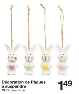 Zeeman Décoration de Pâques à suspendre offre