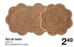 Zeeman Set de table offre