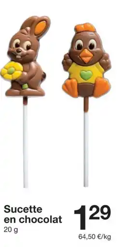 Zeeman Sucette en chocolat offre