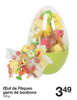 Zeeman Œuf de Pâques garni de bonbons offre