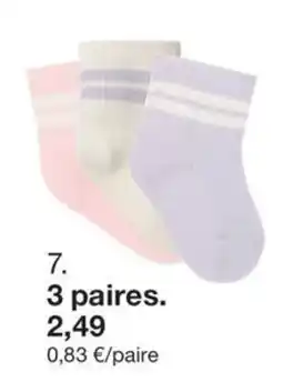 Zeeman Chussettes de sport offre