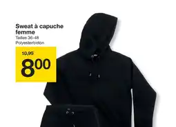 Zeeman Sweat à capuche femme offre