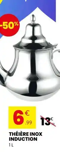 Stokomani Théière inox induction offre